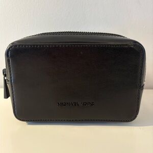 Michael Kors Black Leather Belt Bag Camera Fannypack